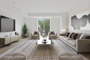 Photo living room design