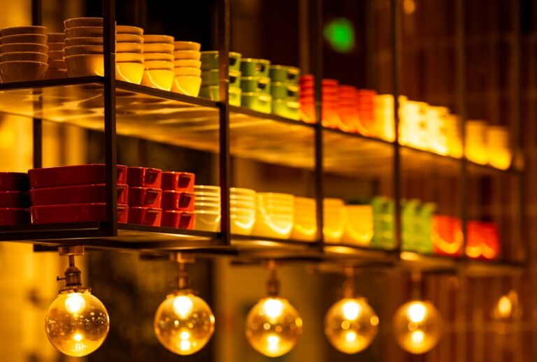 Photo suspended shelves